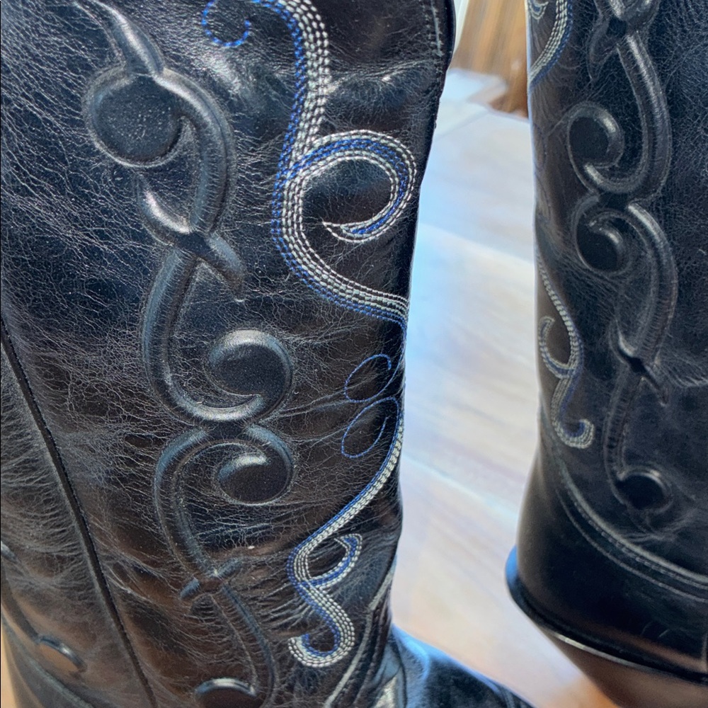 Justin Black women’s cowboy boots - Picture 3 of 11